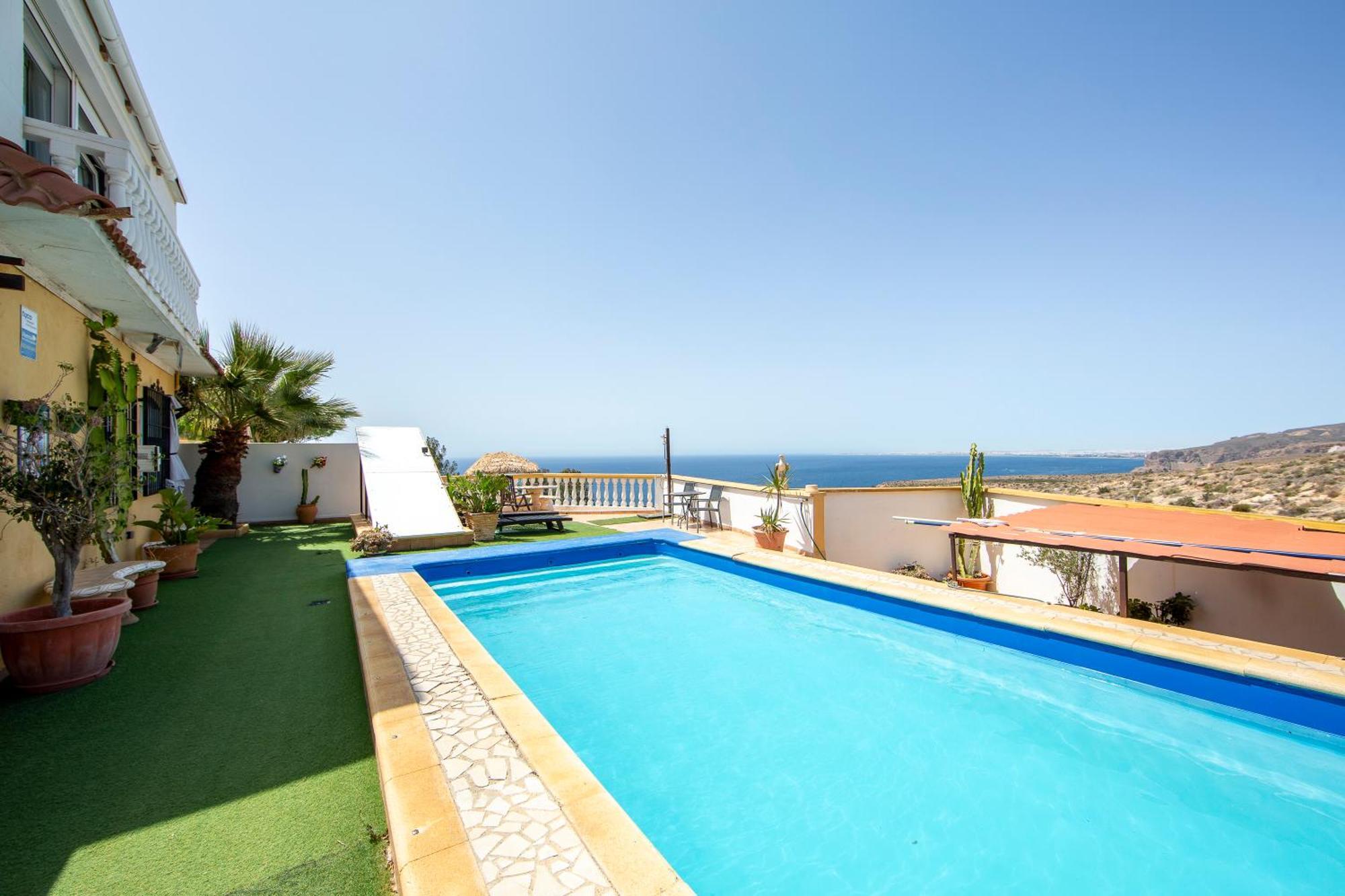 Villa Vista Al Mar Ylenia Almería Esterno foto