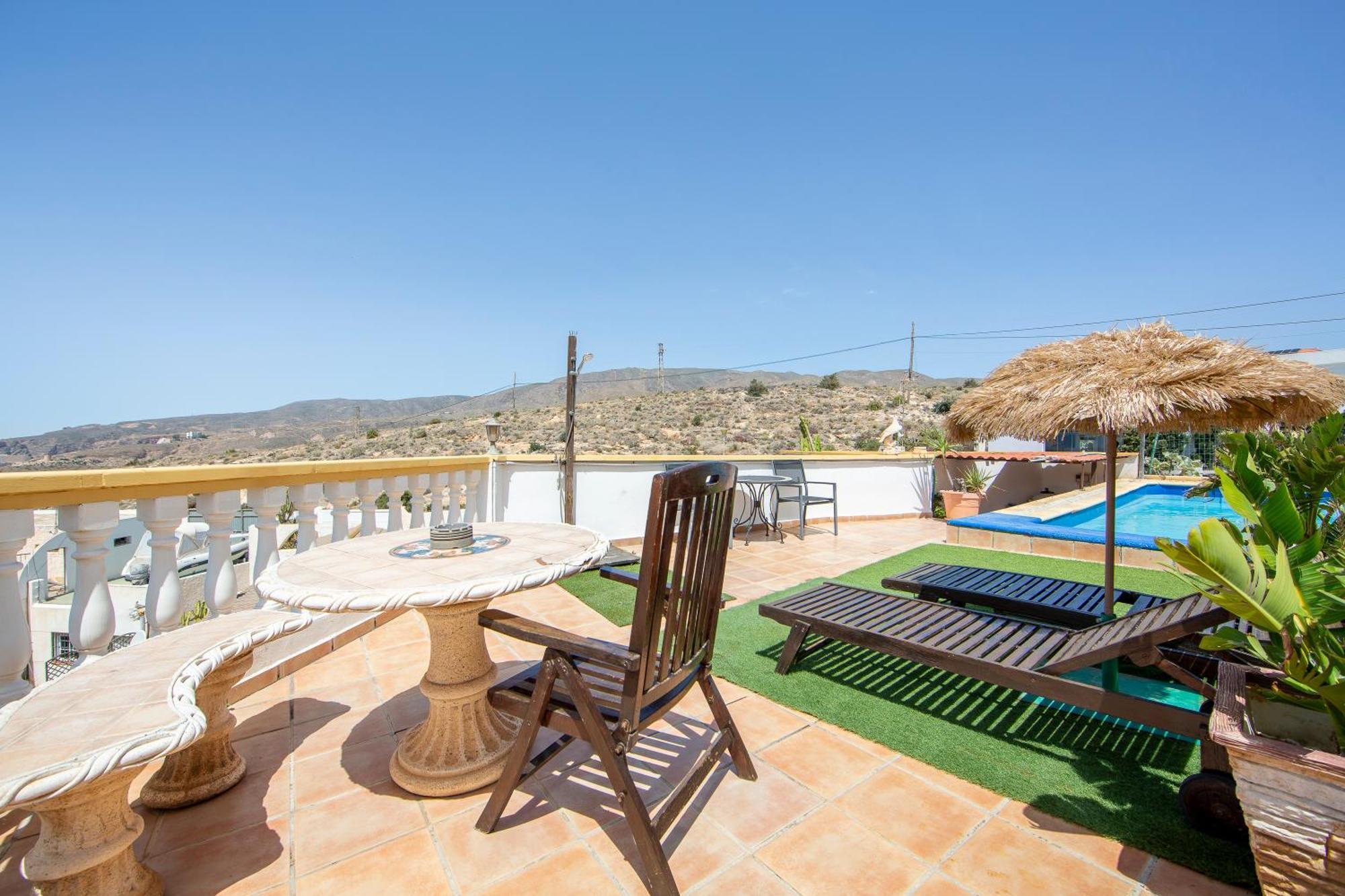 Villa Vista Al Mar Ylenia Almería Esterno foto