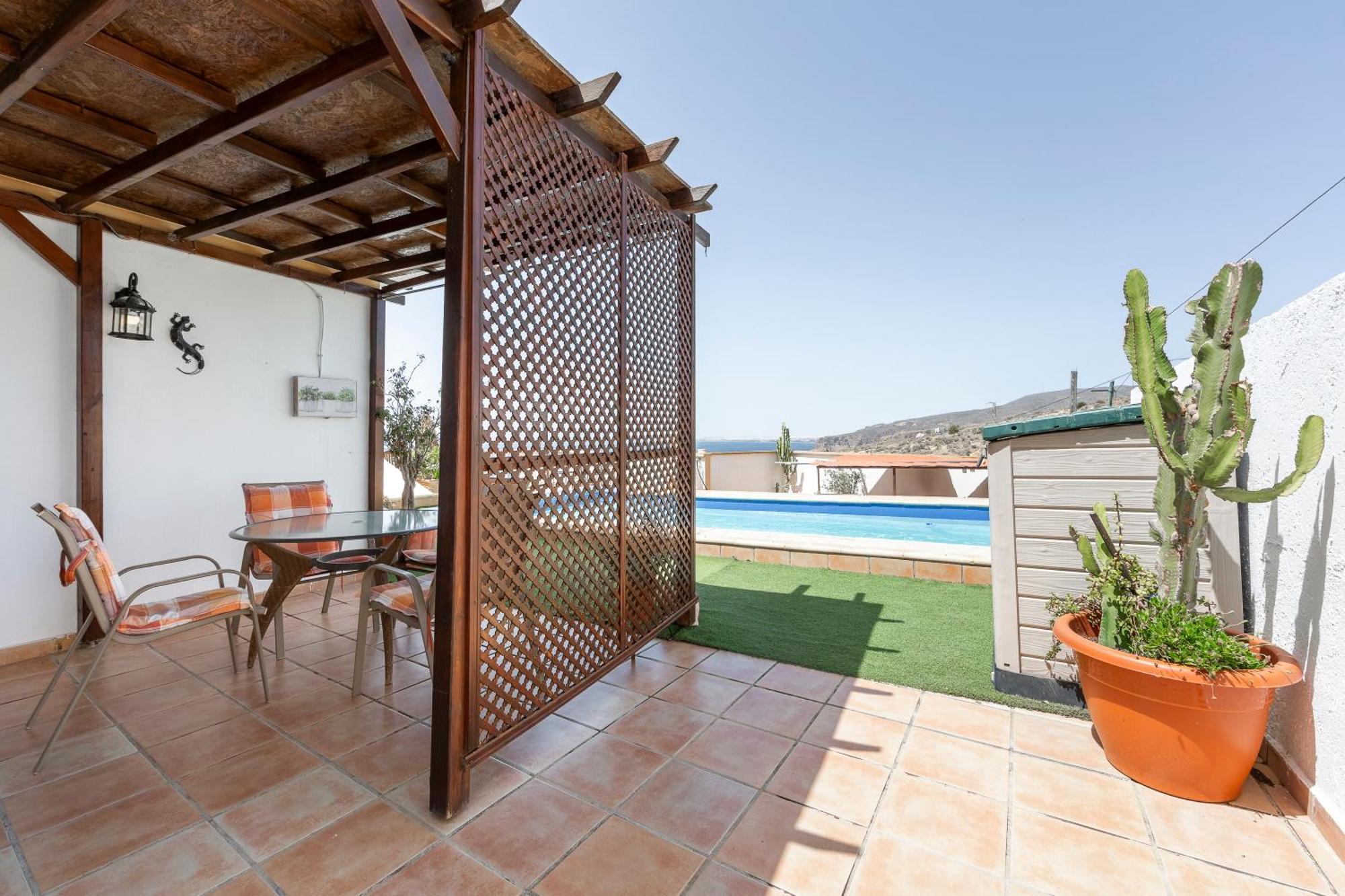 Villa Vista Al Mar Ylenia Almería Esterno foto